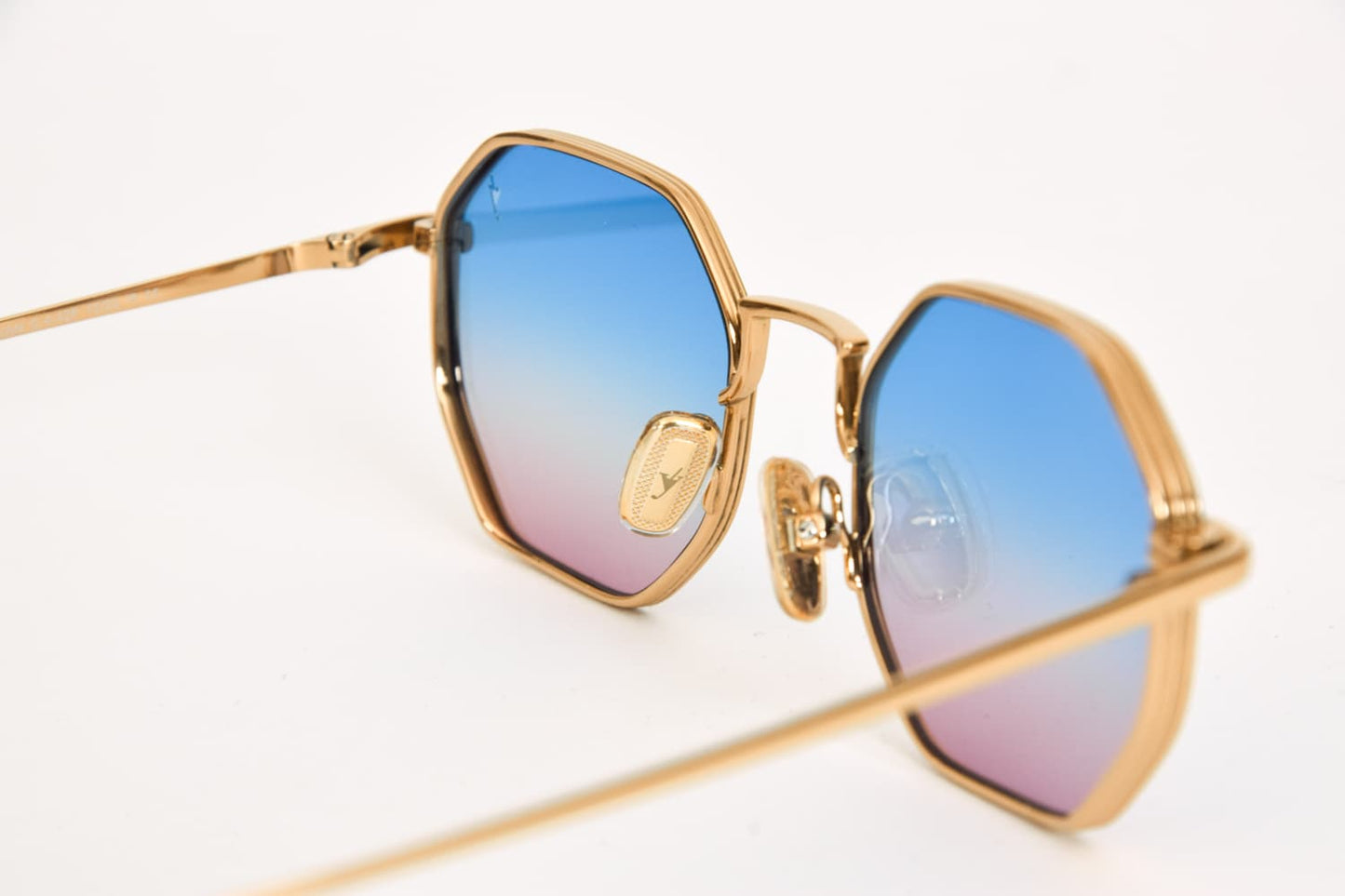 Occhiali da Sole Eyepetizer Van Oro lenti blu e rosa