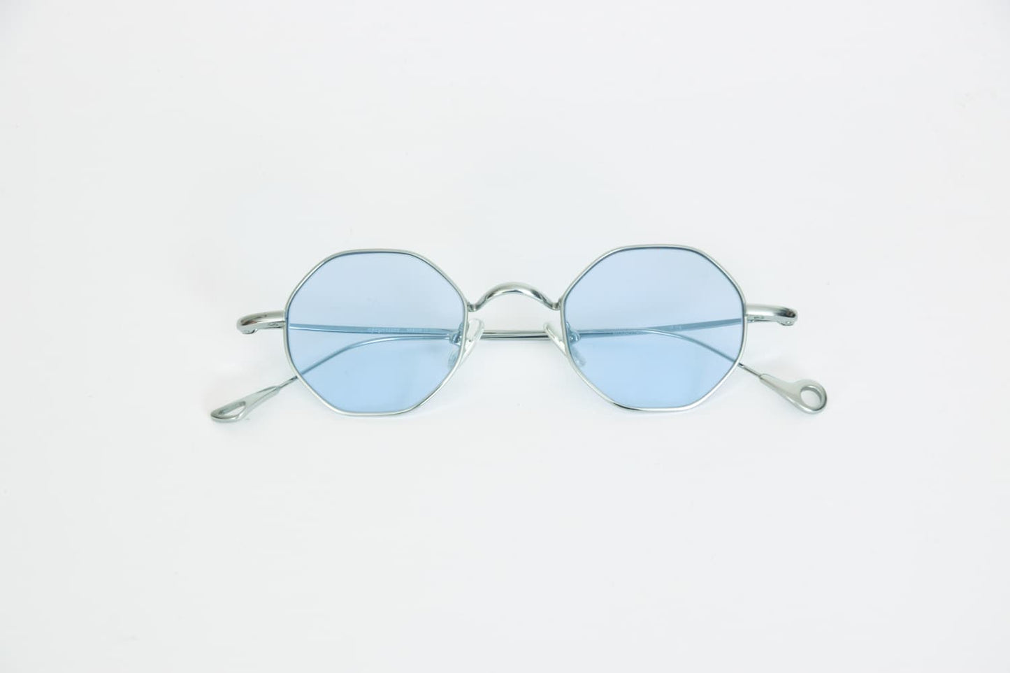 Occhiali da Sole Eyepetizer Woody Argento lenti azzurre