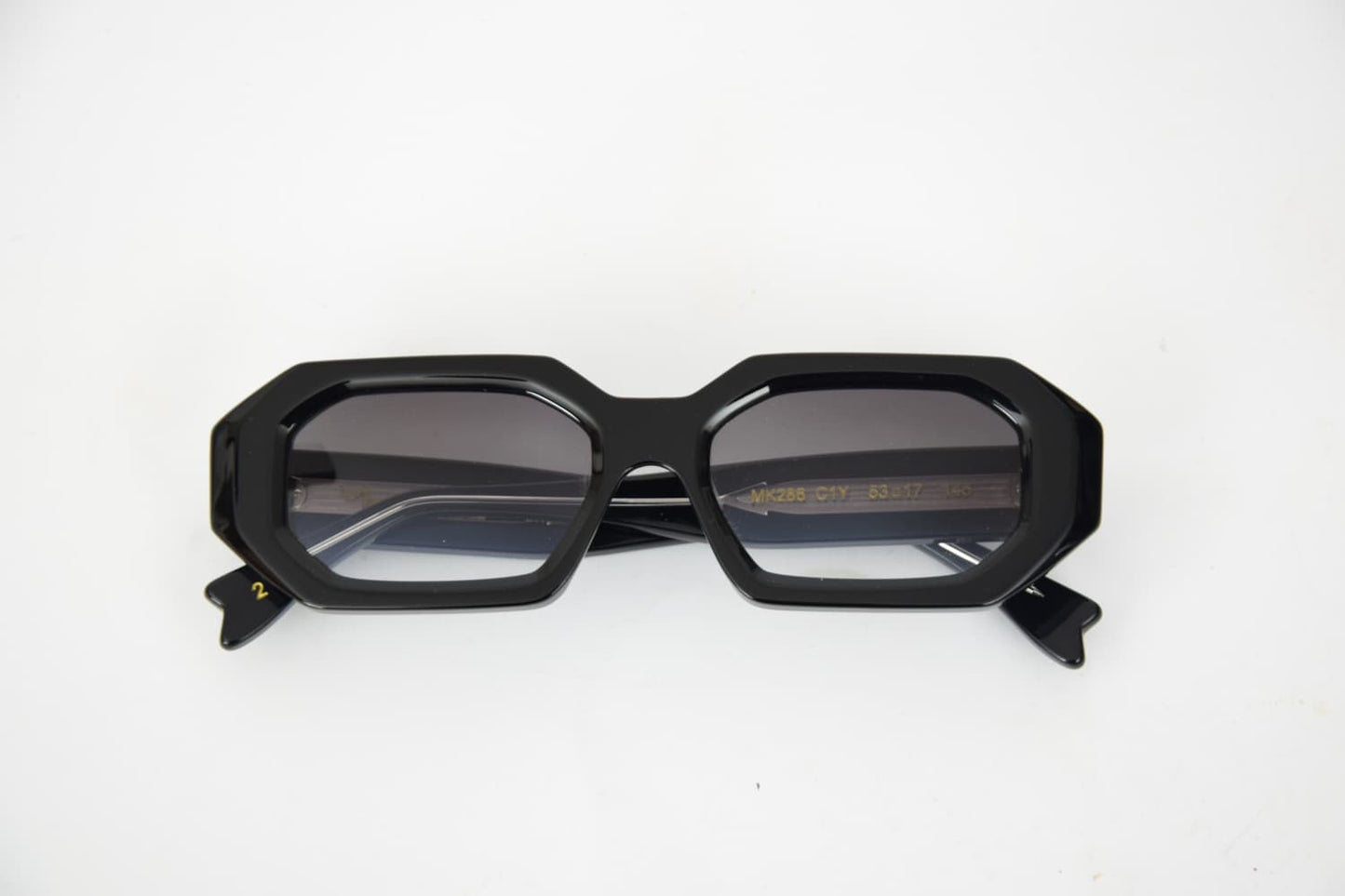 Occhiali da Sole Rettangolari Uomo Donna - Occhiali da Sole Monokol MK286 nero