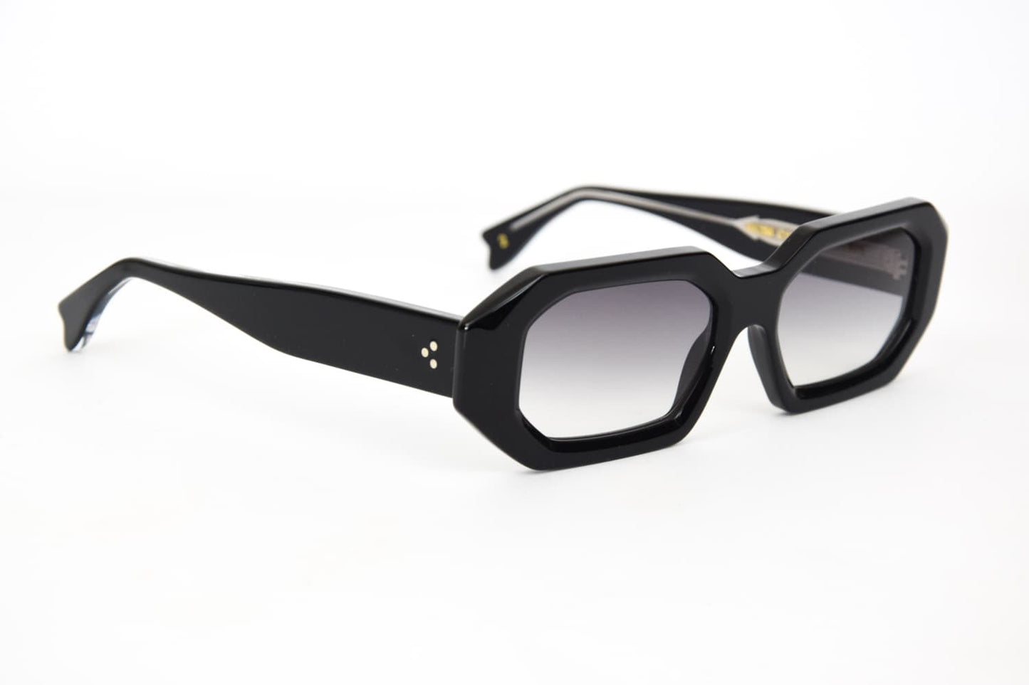 foto laterale di Occhiali da Sole Rettangolari Uomo Donna - Occhiali da Sole Monokol MK286 nero