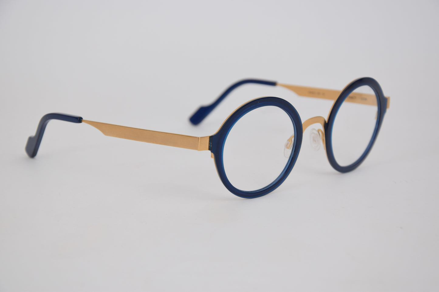 Foto laterale Occhiali da Vista Uomo Donna Anne et Valentin Fancy Blu e Oro