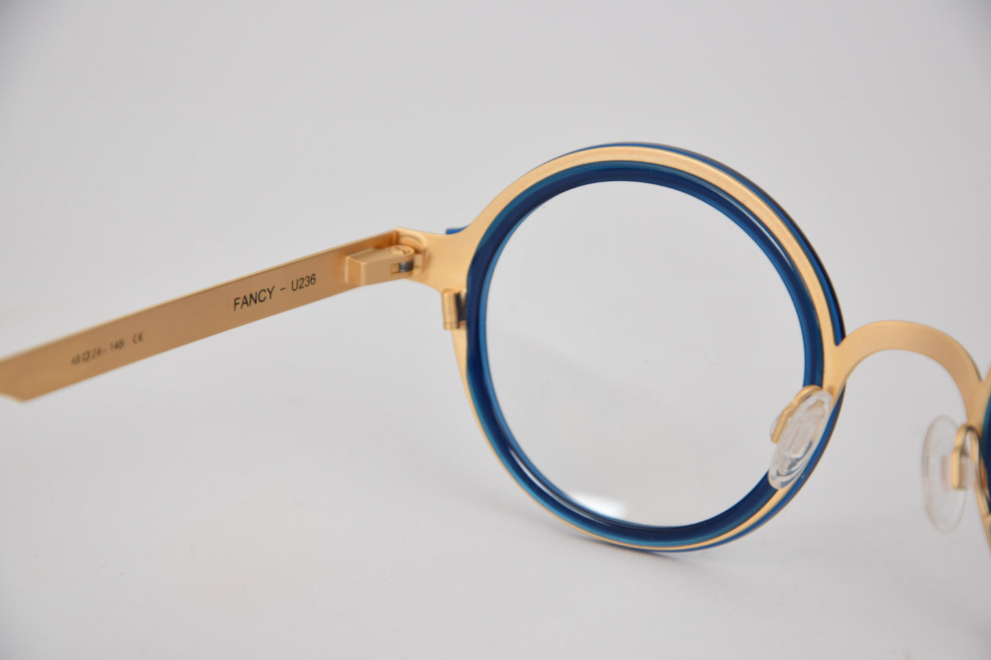 Foto Occhiali da Vista Uomo Donna Anne et Valentin Fancy Blu e Oro