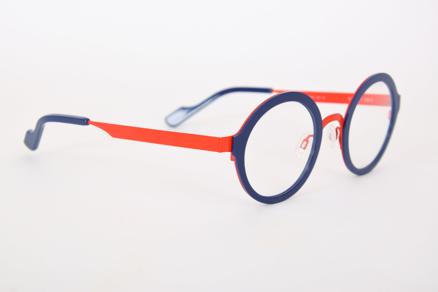 Asta di Occhiali da Vista Tondi Unisex Blu e Rossi - Anne et Valentin Fancy