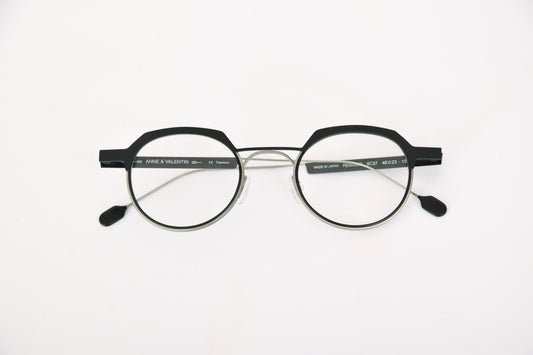 Occhiali da Vista Anne et Valentin Rebuilt Grigio e Nero