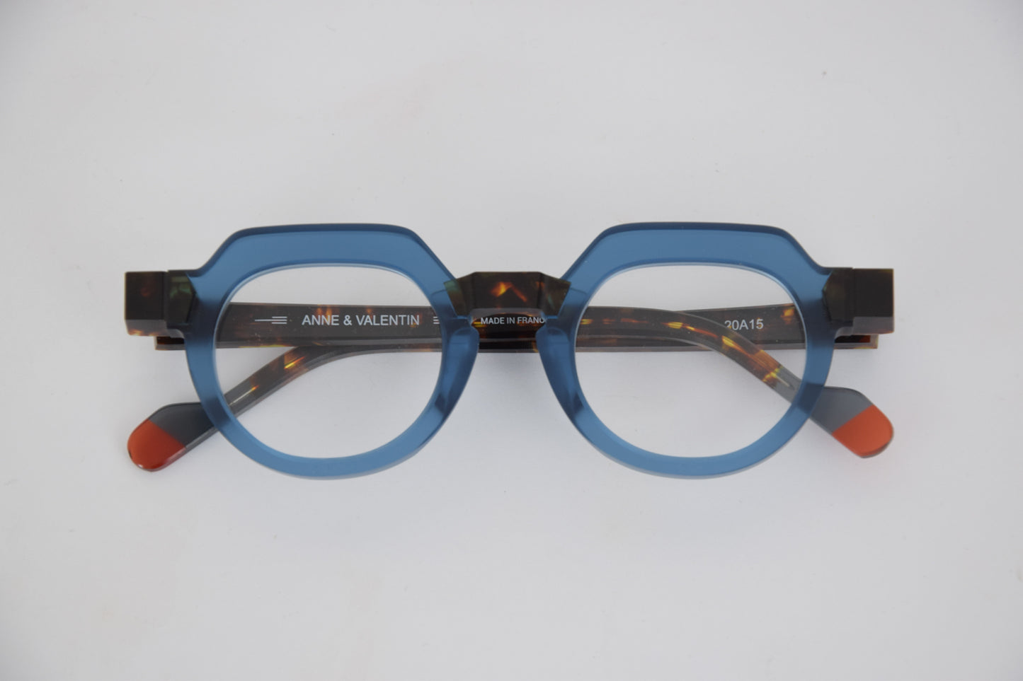 Occhiali da Vista Anne et Valentin modello Raw 6 Blu e Tartaruga