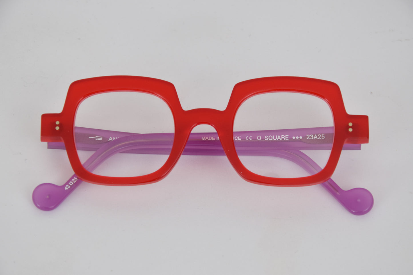 Occhiali da Vista Anne et Valentin Square Rosso e Rosa