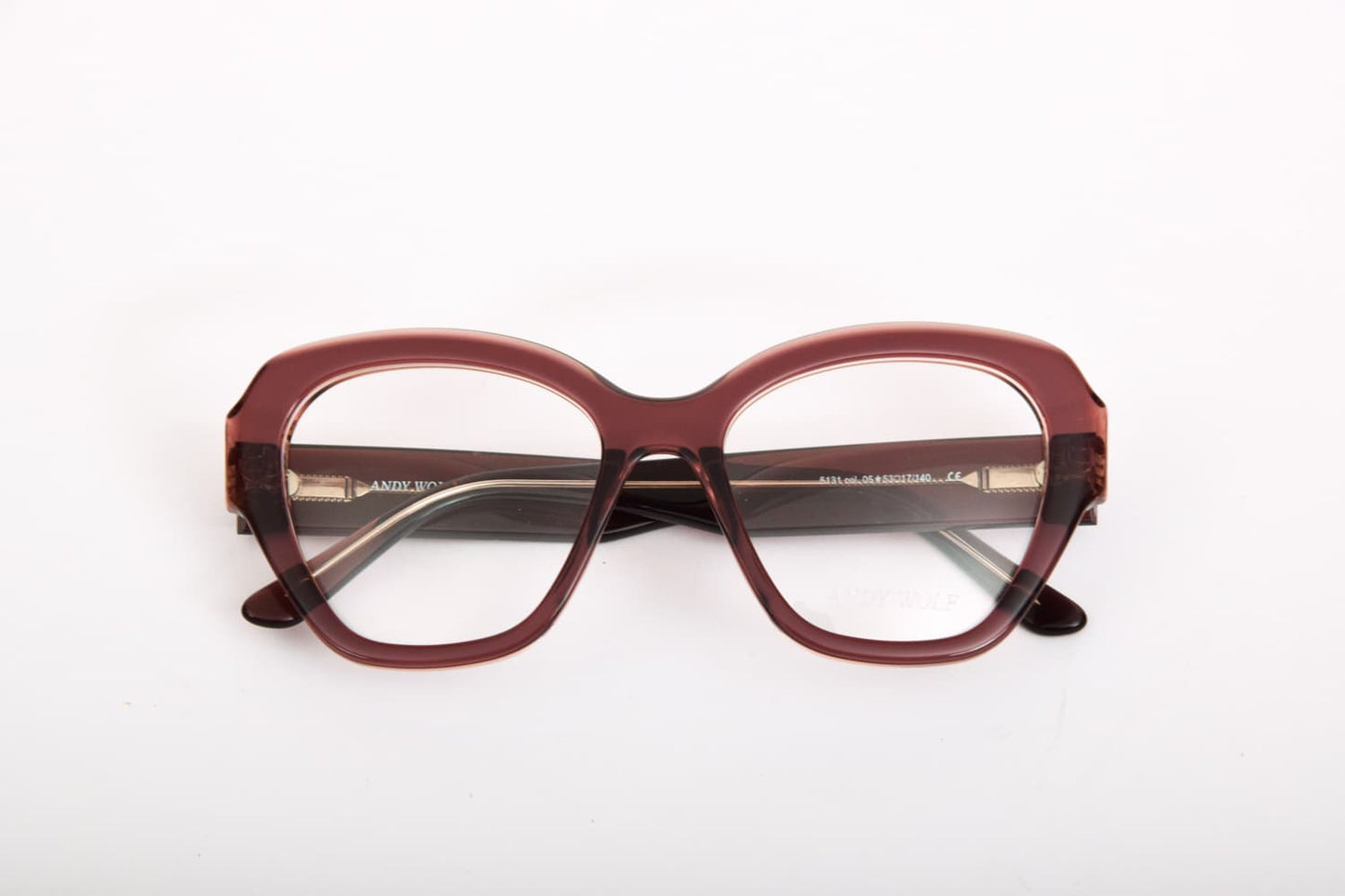 Occhiali da Vista Donna a Gatto Andy Wolf 5131 Bordeaux