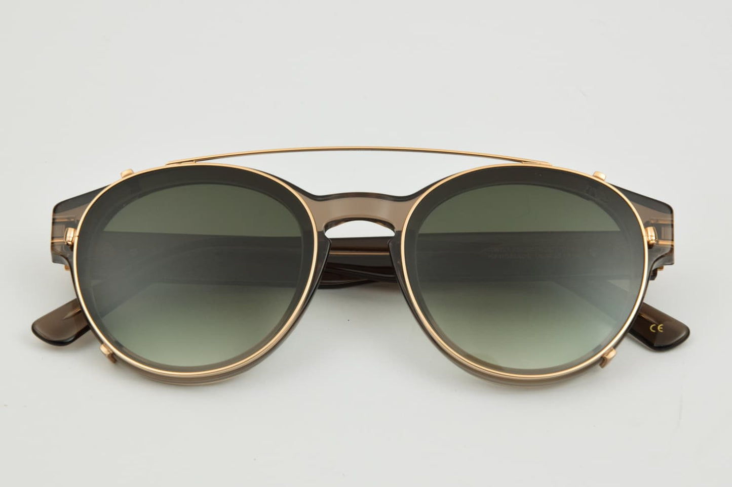 Andy Wolf | Clip On AW 03 | Oro Lenti Verde sfumato