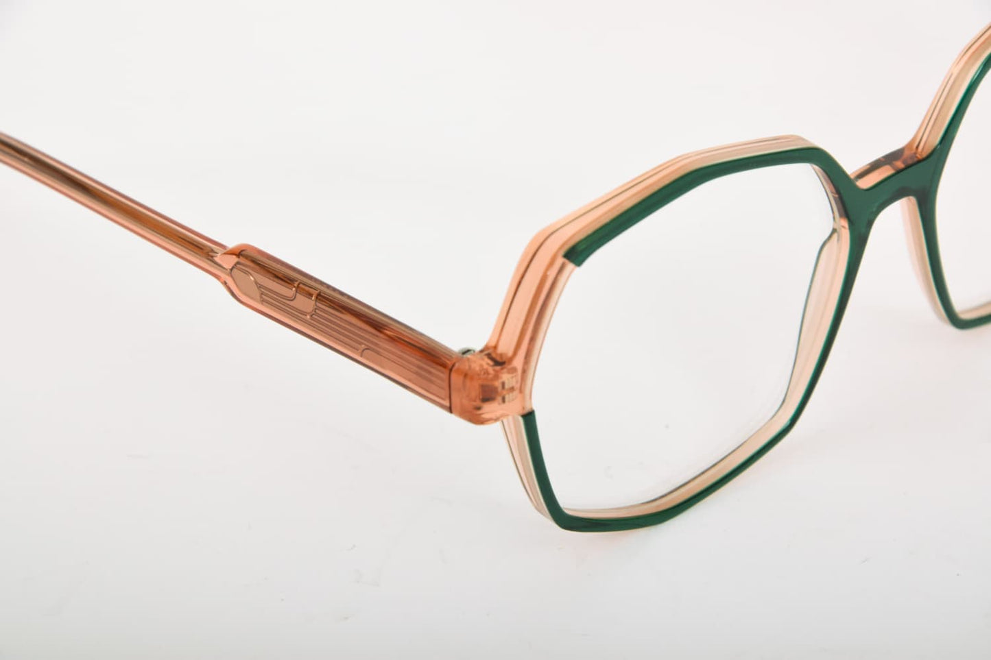 Caroline Abram | Heather 751 | Rosa Trasparente e Verde