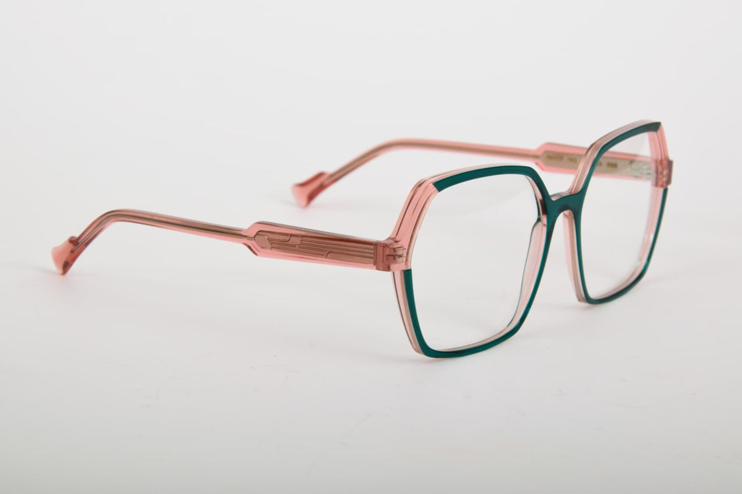 Caroline Abram | Helga | Rosa Trasparente e Verde
