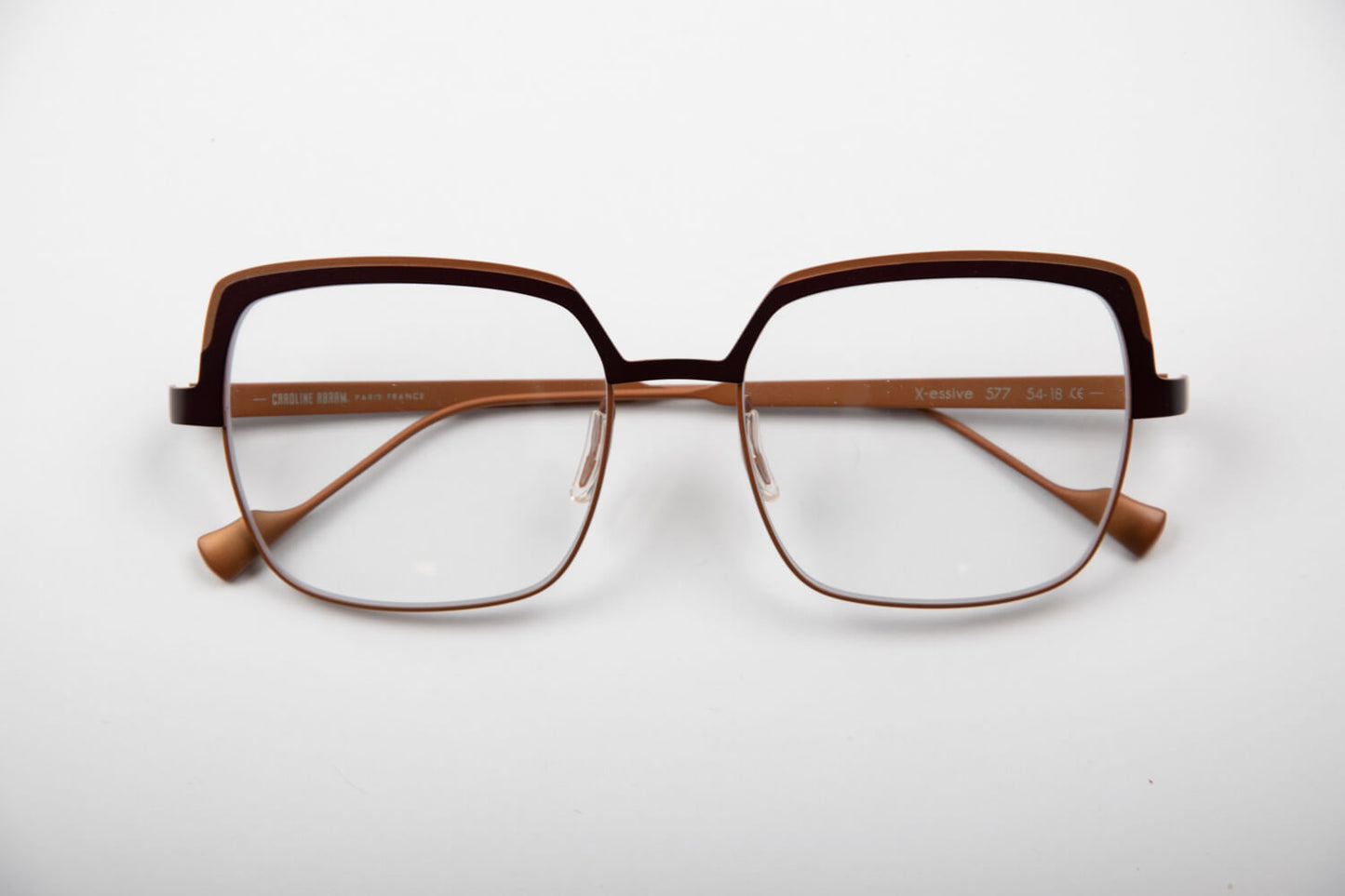 Caroline Abram | X- Essive | Oro Rosa Opaco e Prugna - OTTICA SICOLI