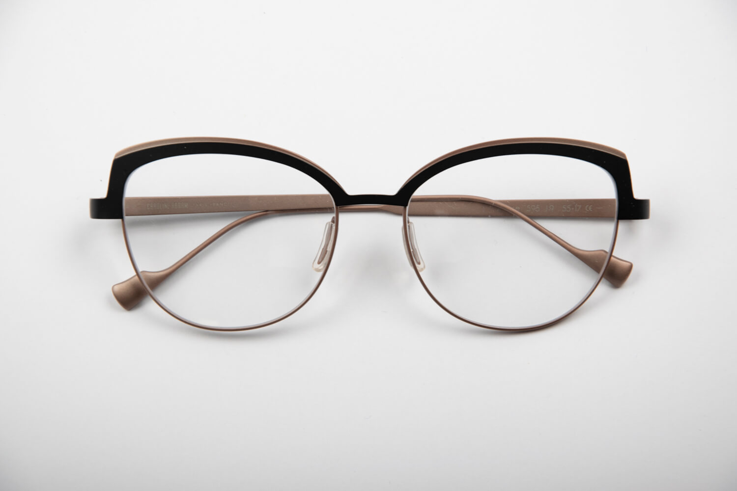 Caroline Abram | X- Tase | Oro Rosa Opaco e Nero - OTTICA SICOLI