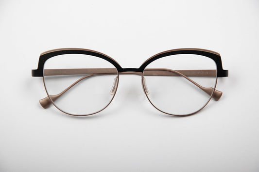 Caroline Abram | X- Tase | Oro Rosa Opaco e Nero - OTTICA SICOLI