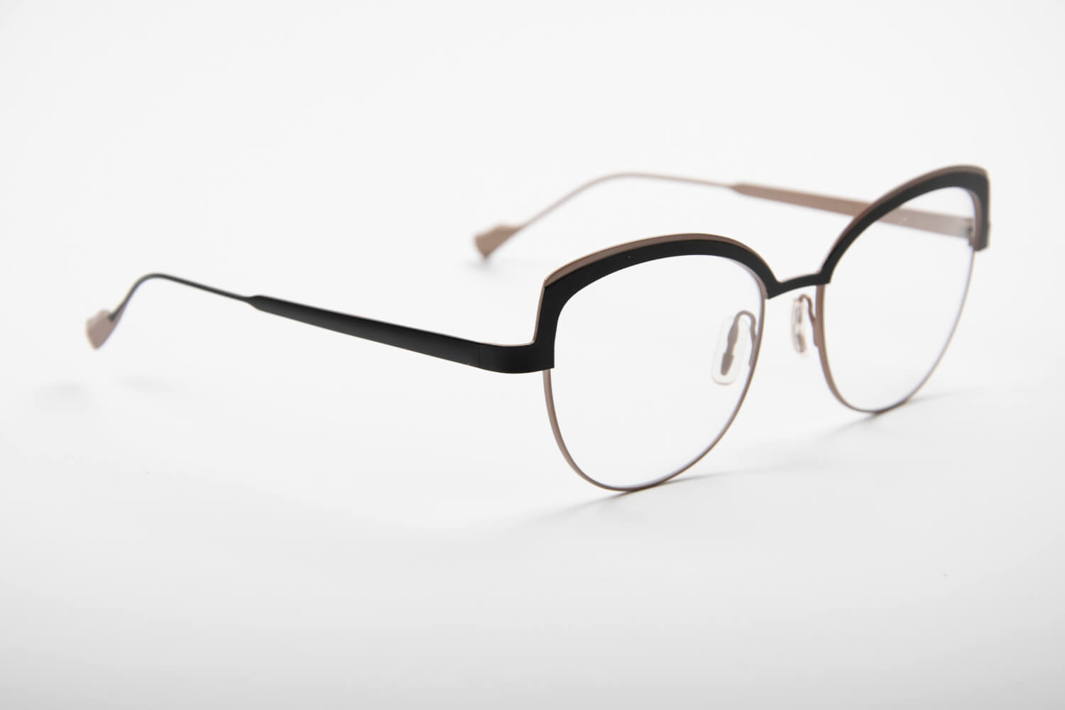 Caroline Abram | X- Tase | Oro Rosa Opaco e Nero - OTTICA SICOLI