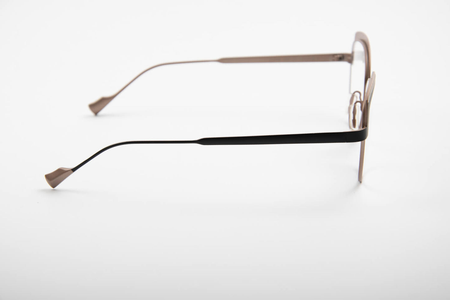 Caroline Abram | X- Tase | Oro Rosa Opaco e Nero - OTTICA SICOLI