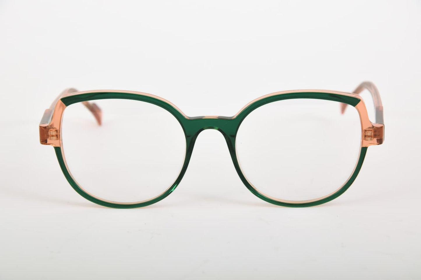 Caroline Abram | Hyda 751 | Rosa Trasparente e Verde