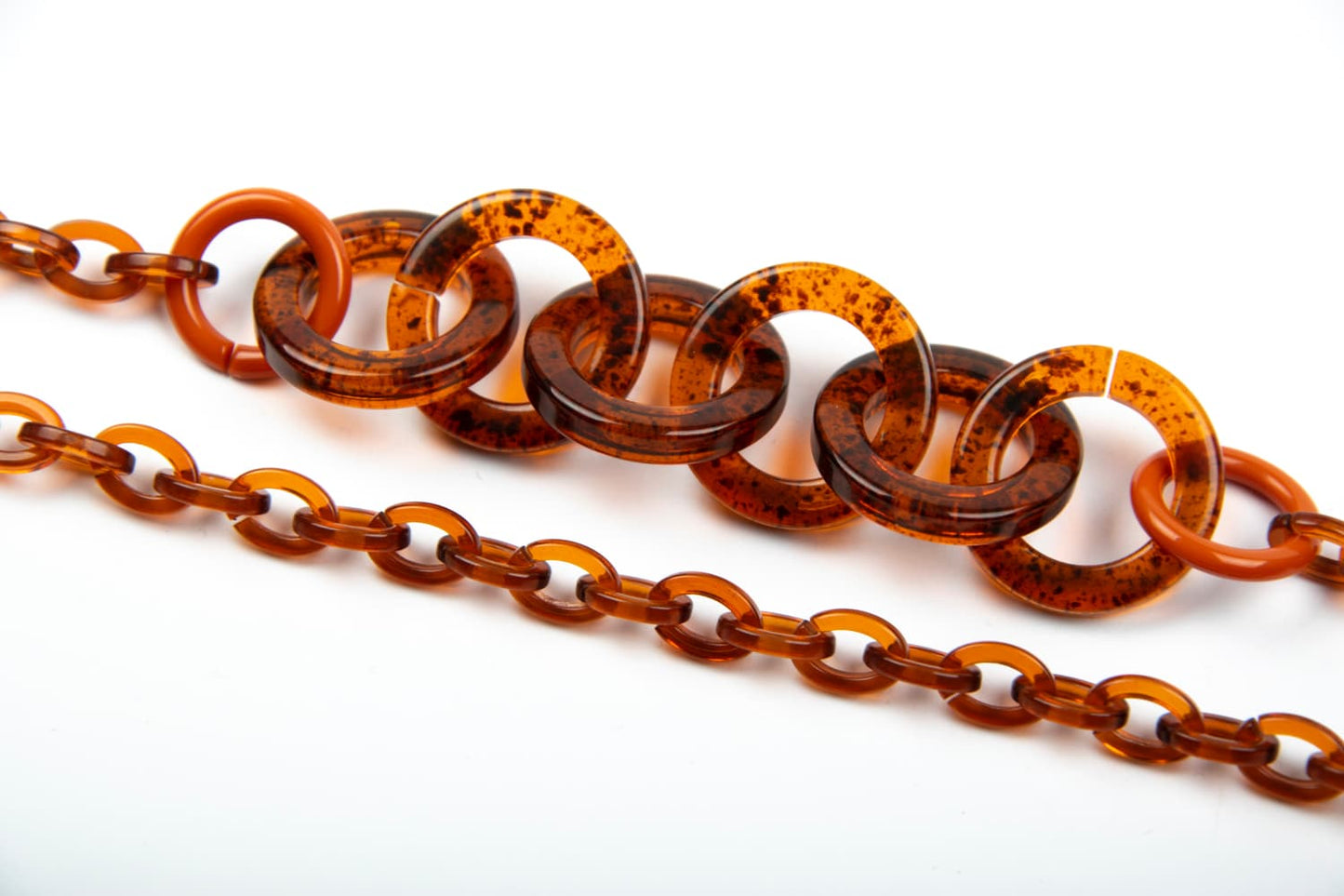 Caroline Abram | Catenella Celluloide | Marrone Miele