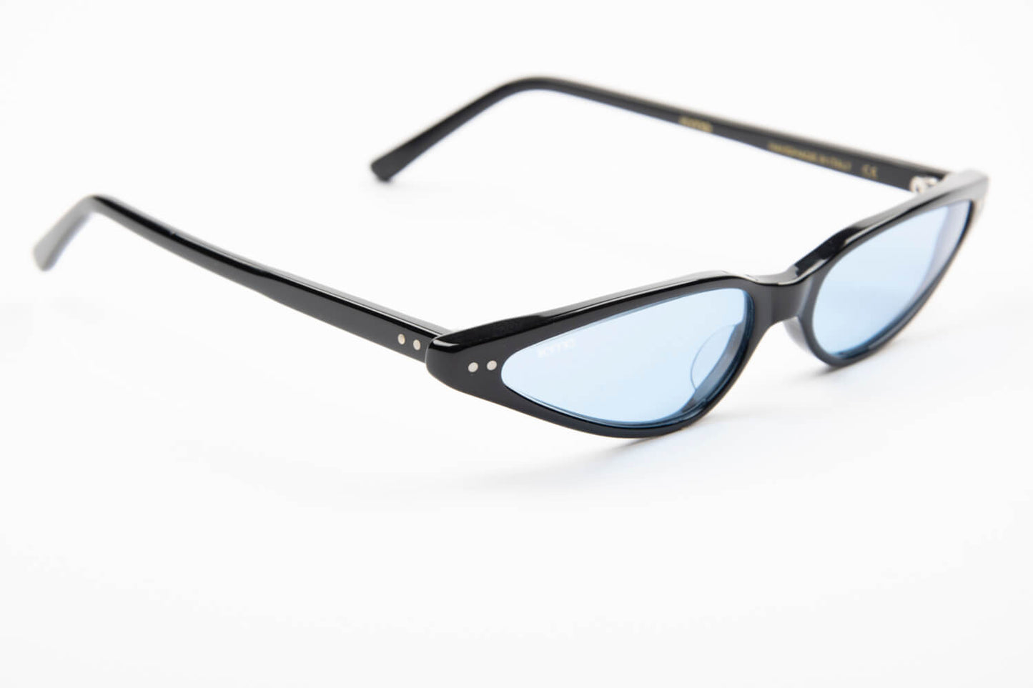 Kyme | Gina | Nero Lucido e Azzurro Intenso - OTTICA SICOLI