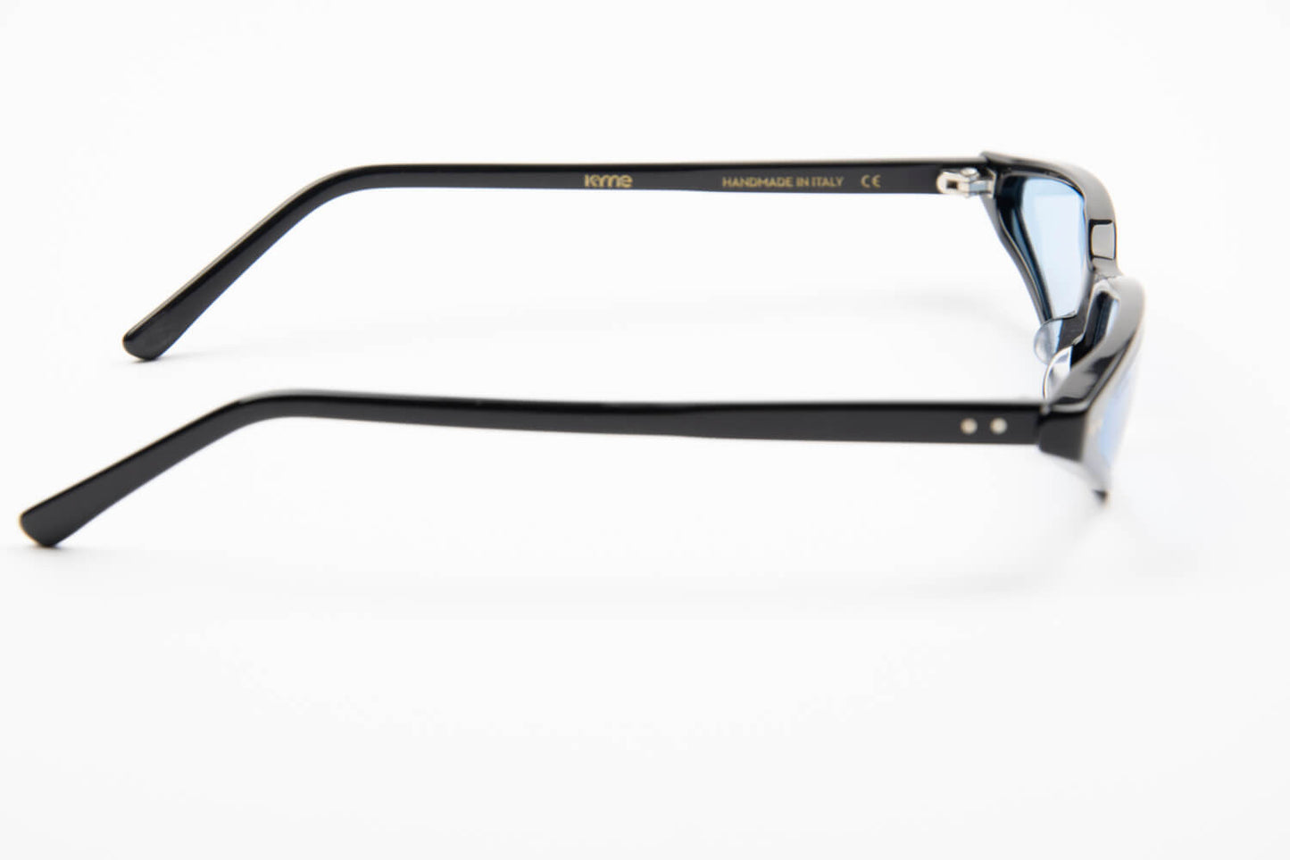 Kyme | Gina | Nero Lucido e Azzurro Intenso - OTTICA SICOLI