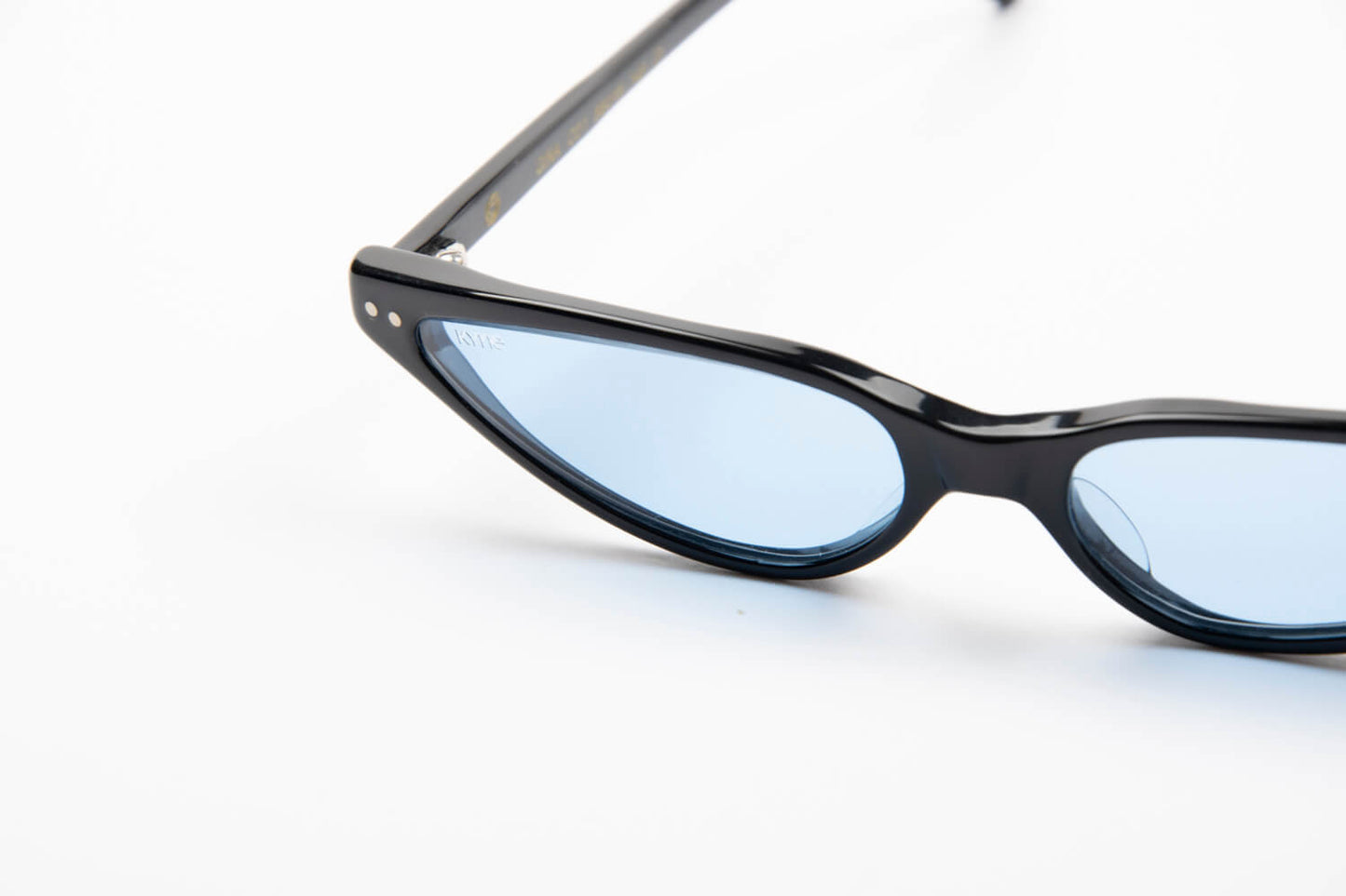 Kyme | Gina | Nero Lucido e Azzurro Intenso - OTTICA SICOLI