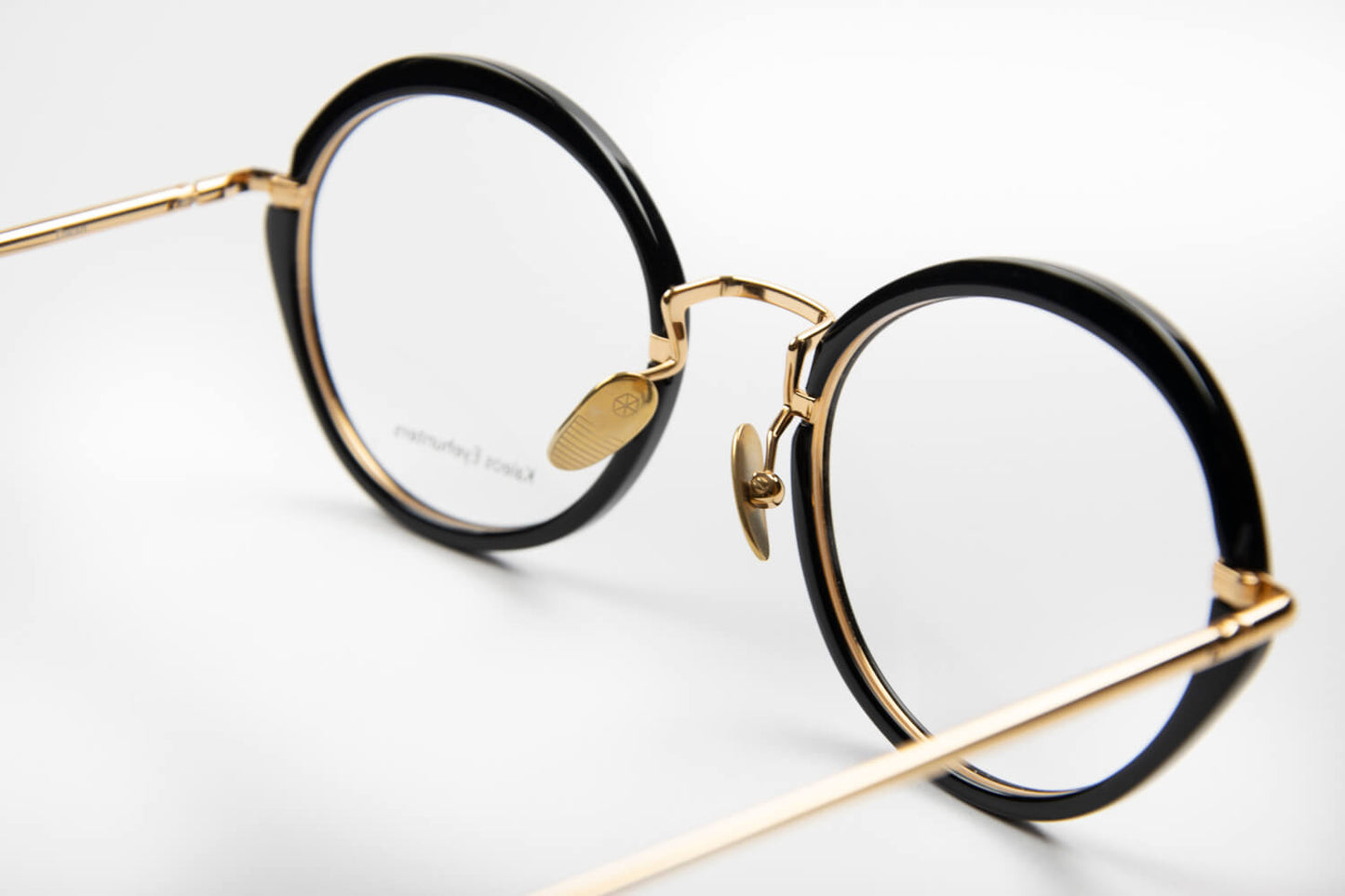 Kaleos | Dwan | Nero e Oro - OTTICA SICOLI