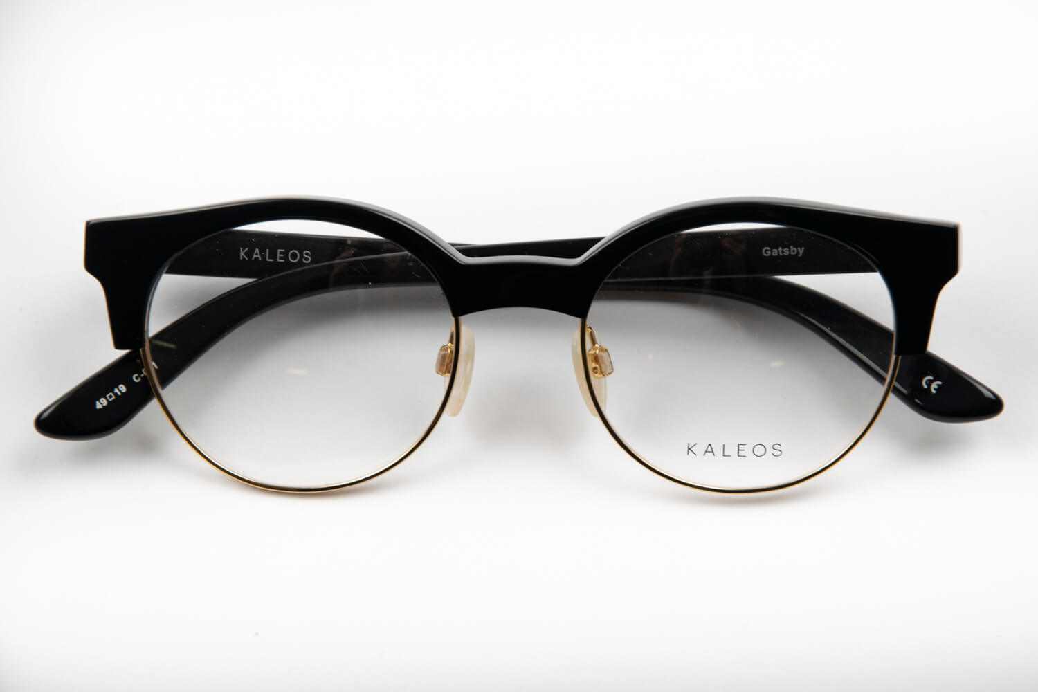 Kaleos | Gatsby | C001 Nero e Oro - OTTICA SICOLI