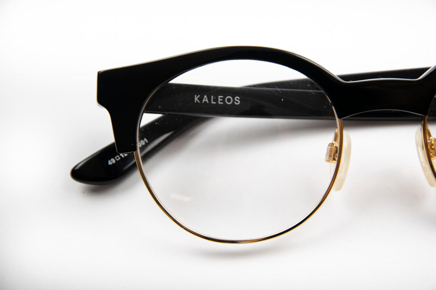 Kaleos | Gatsby | C001 Nero e Oro - OTTICA SICOLI