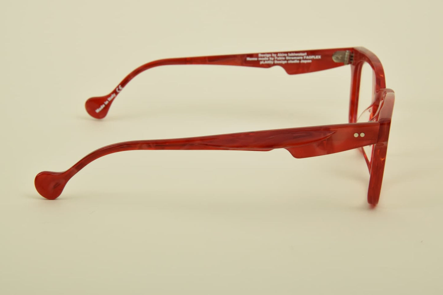 Occhiali da Vista Particolari Platoy Set Rosso Fuoco