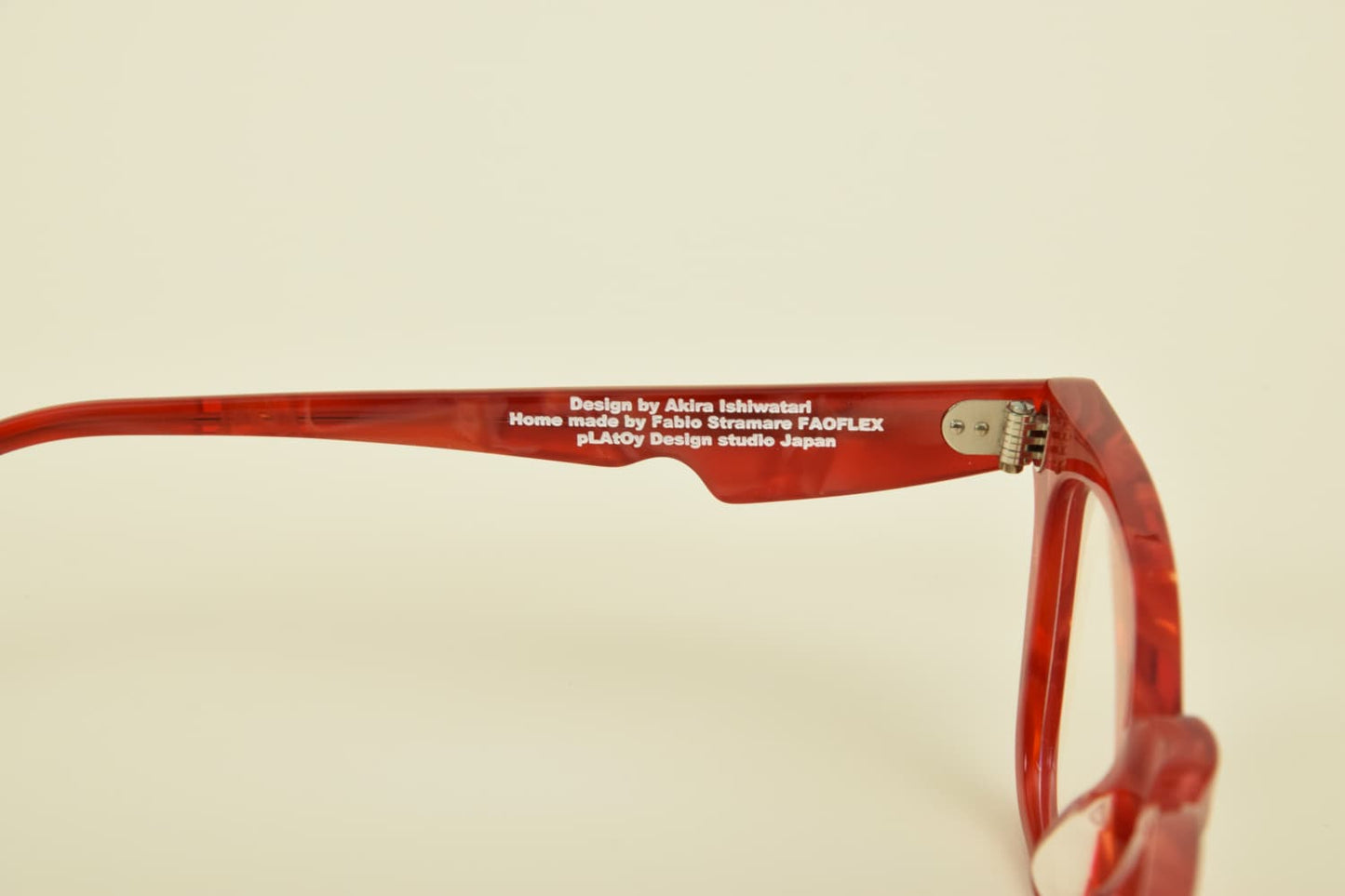 Occhiali da Vista Particolari Platoy Set Rosso Fuoco