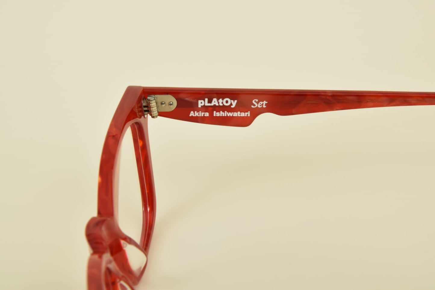 Occhiali da Vista Particolari Platoy Set Rosso Fuoco