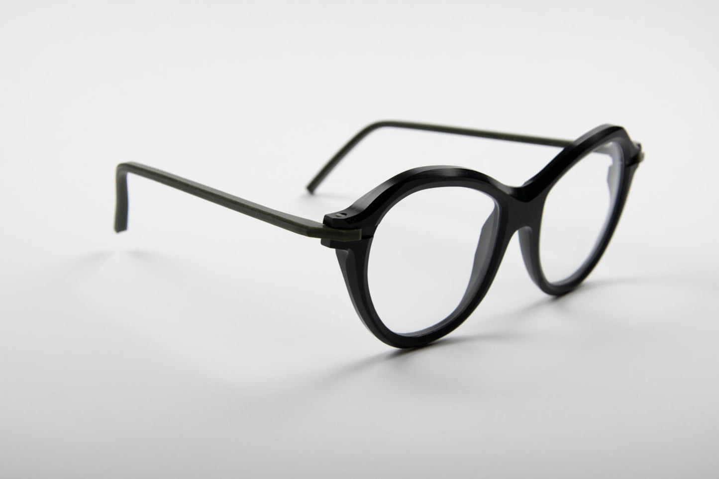 Plasticdelux | Frida | Nero e Verde - OTTICA SICOLI
