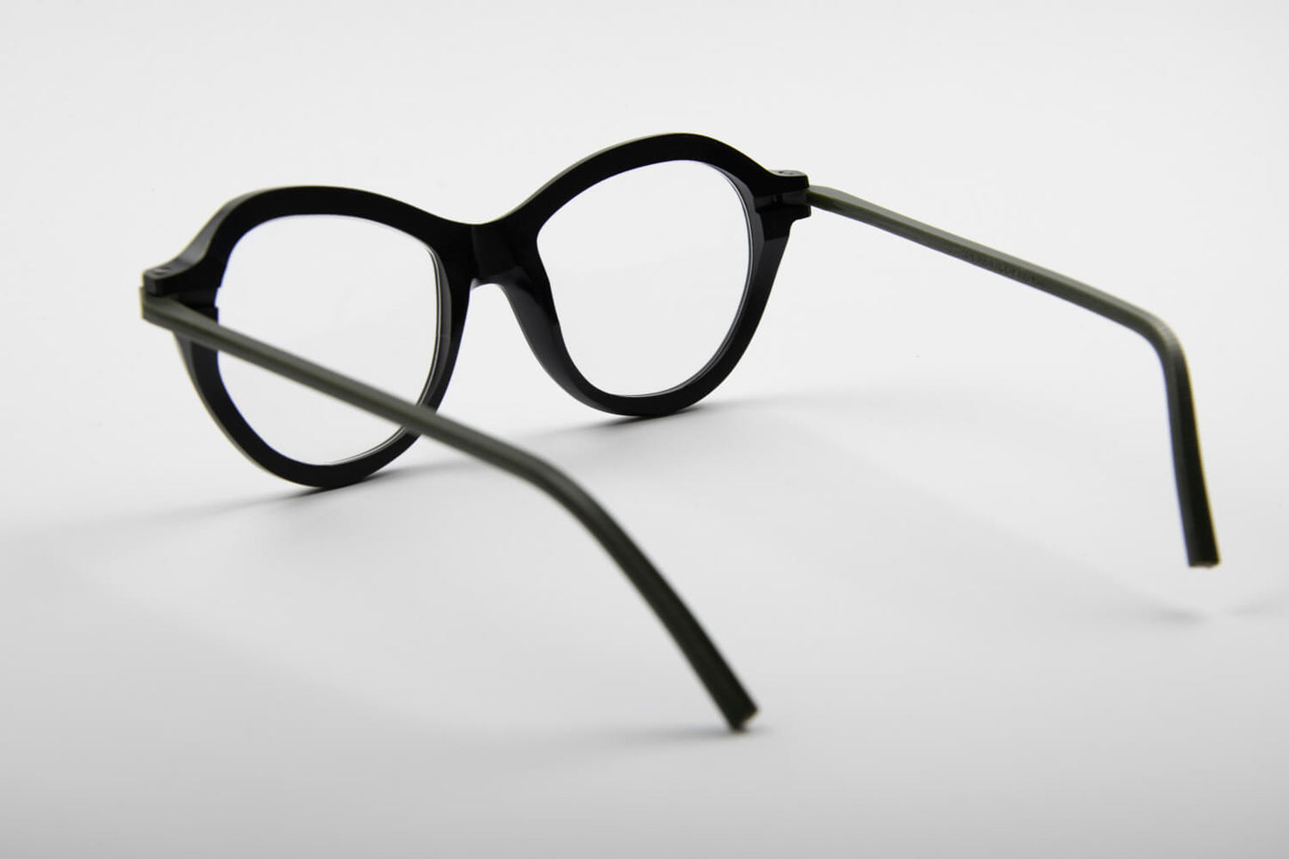Plasticdelux | Frida | Nero e Verde - OTTICA SICOLI