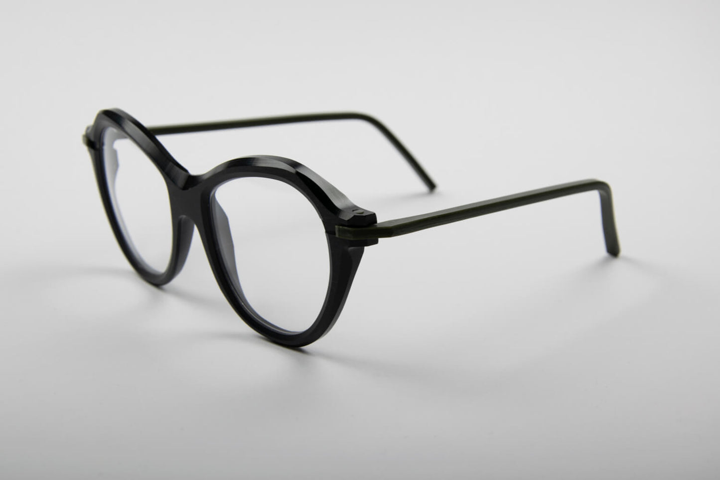Plasticdelux | Frida | Nero e Verde - OTTICA SICOLI