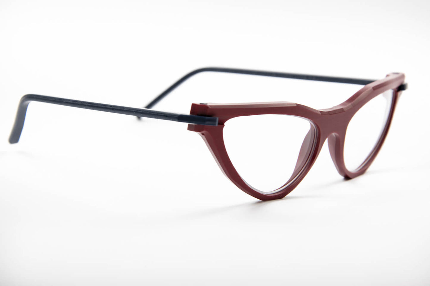 Plasticdelux | Tilda | Rosso Bordeaux e Blu - OTTICA SICOLI