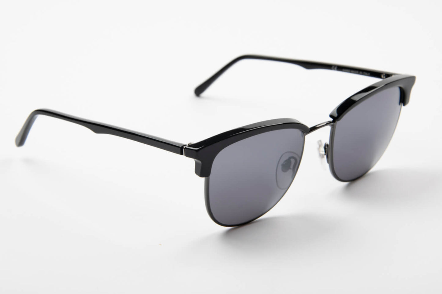 Super by Retrosuperfuture | Terrazzo | Nero Opaco e Grigio Bomboletta - OTTICA SICOLI