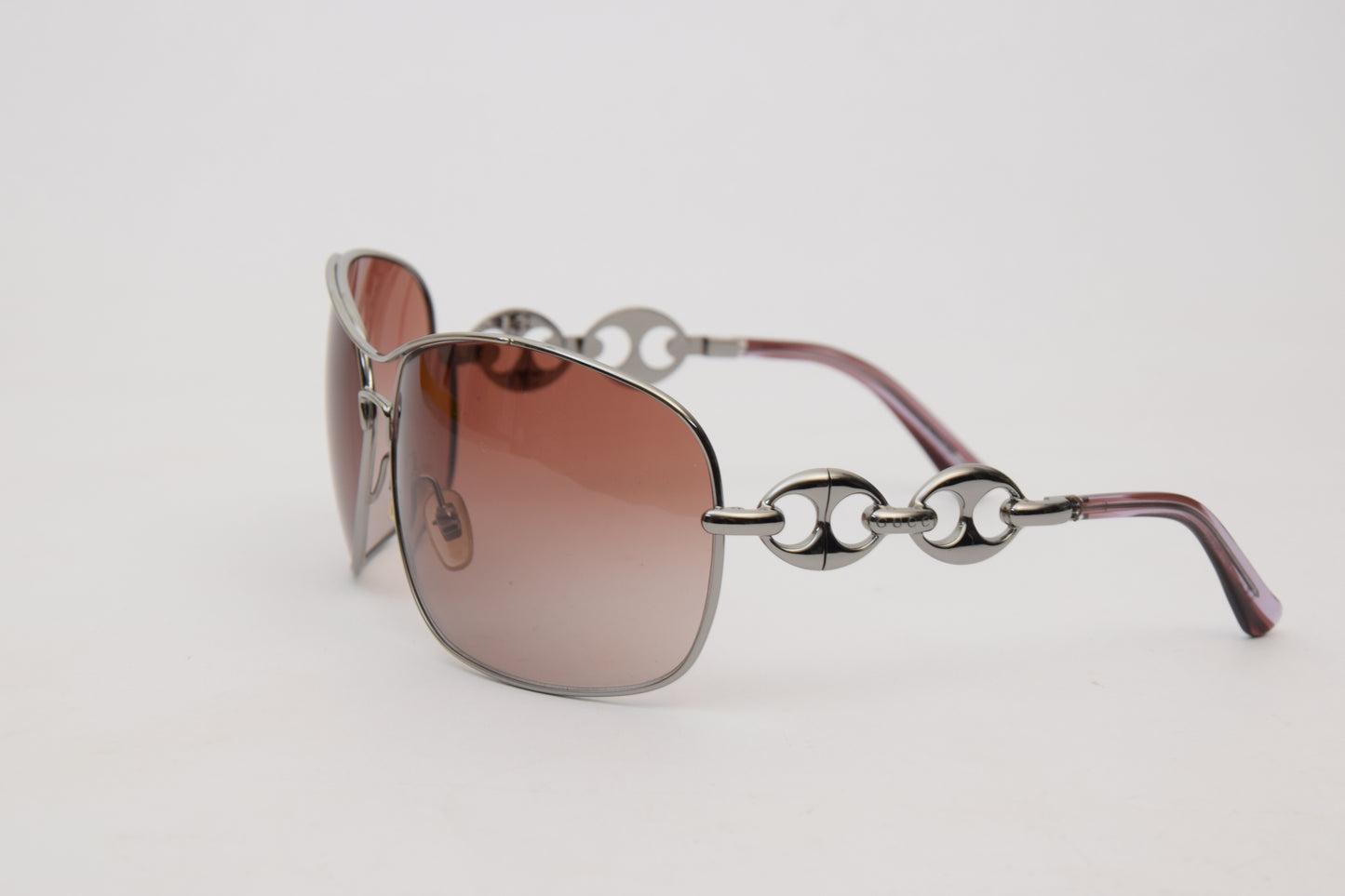 Vintage | GUCCI | Metallo grigio antracite con asta catena