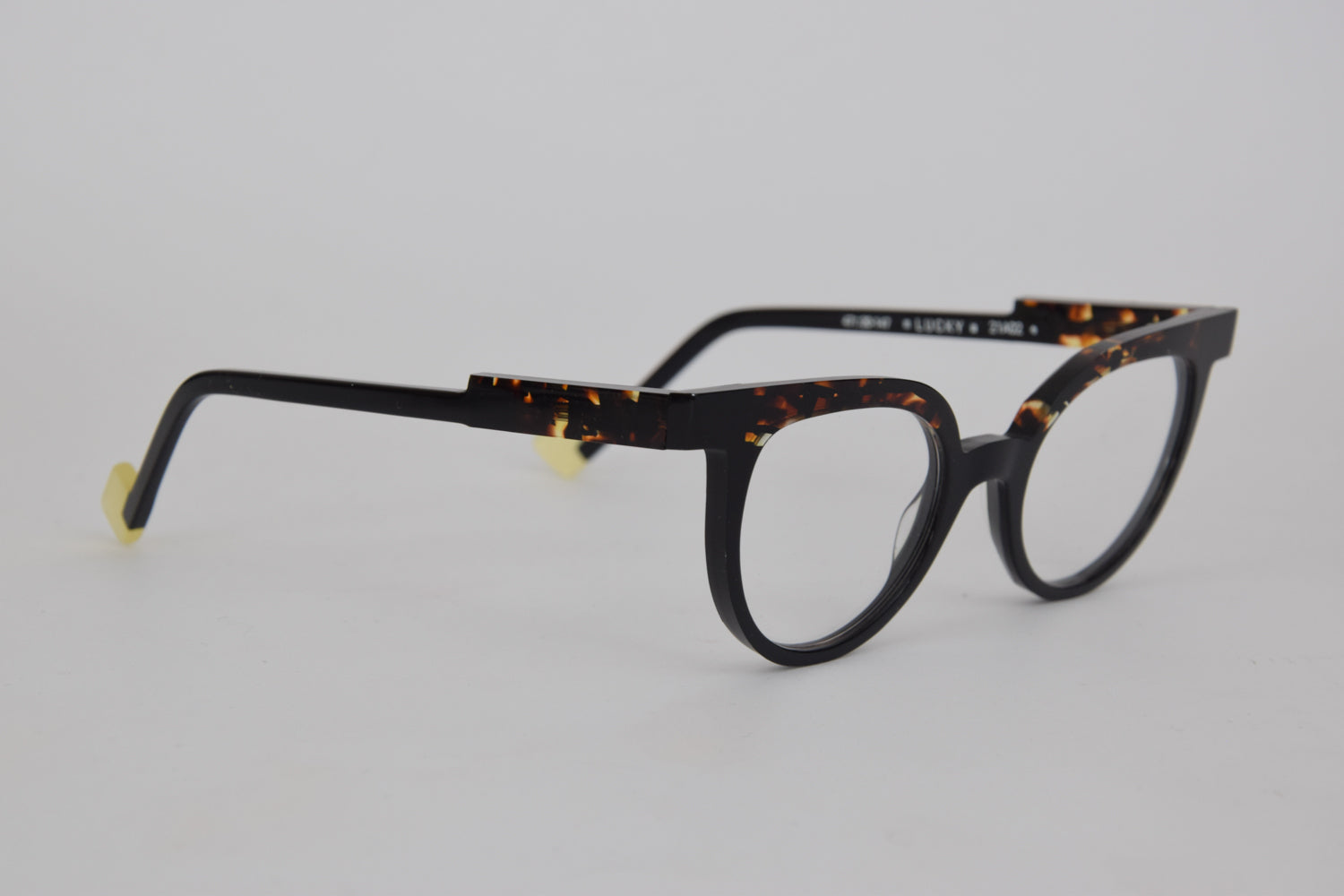 OCCHIALI DA SOLE donna firmati Leziff cat eye Indy tartarugati nero OCCHIALI DA SOLE donna firmati Leziff cat eye Indy tartarugati nero