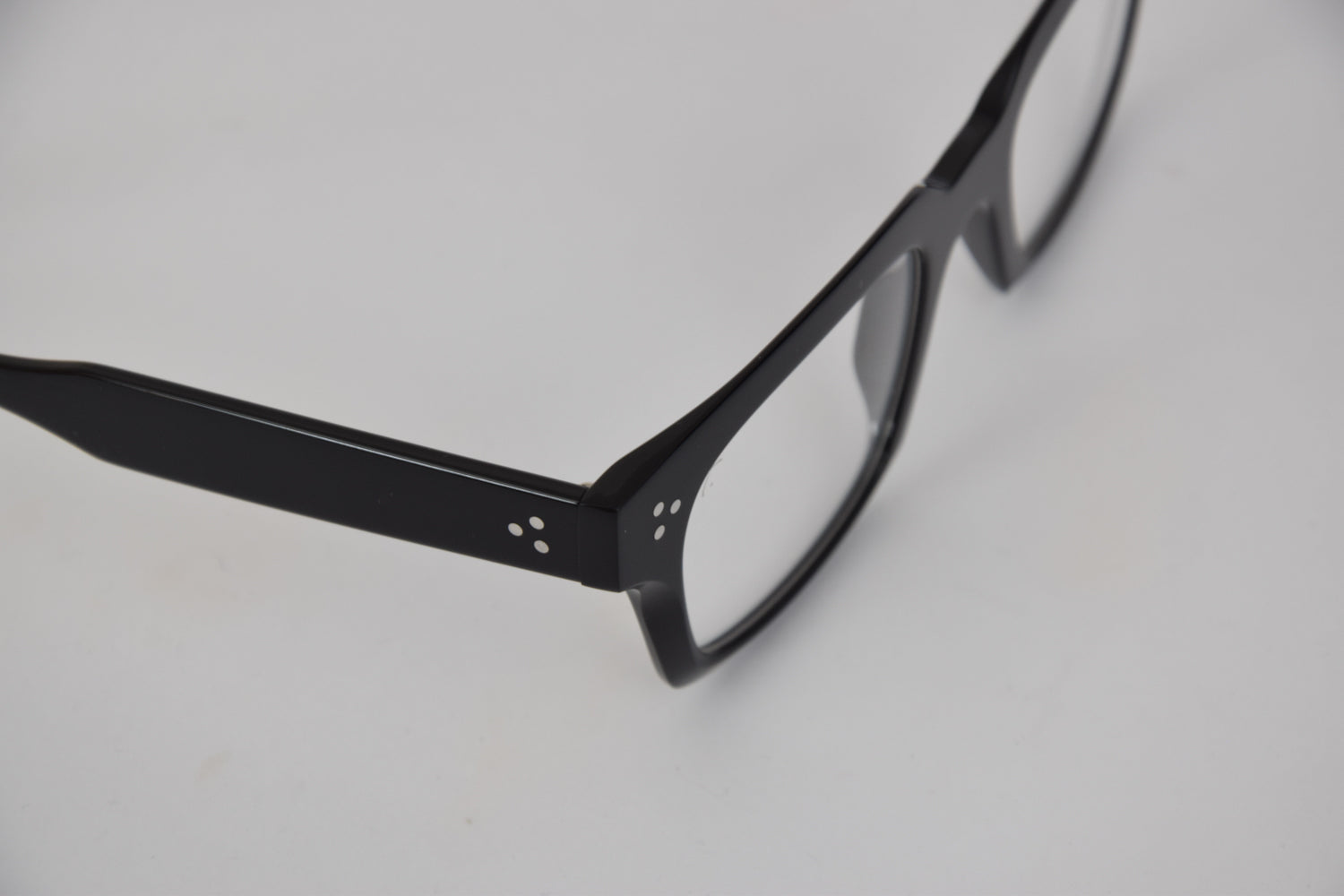 Dettaglio Occhiali da Vista Uomo Rettangolari - Occhiali da Vista Talla modello Flusso Nero