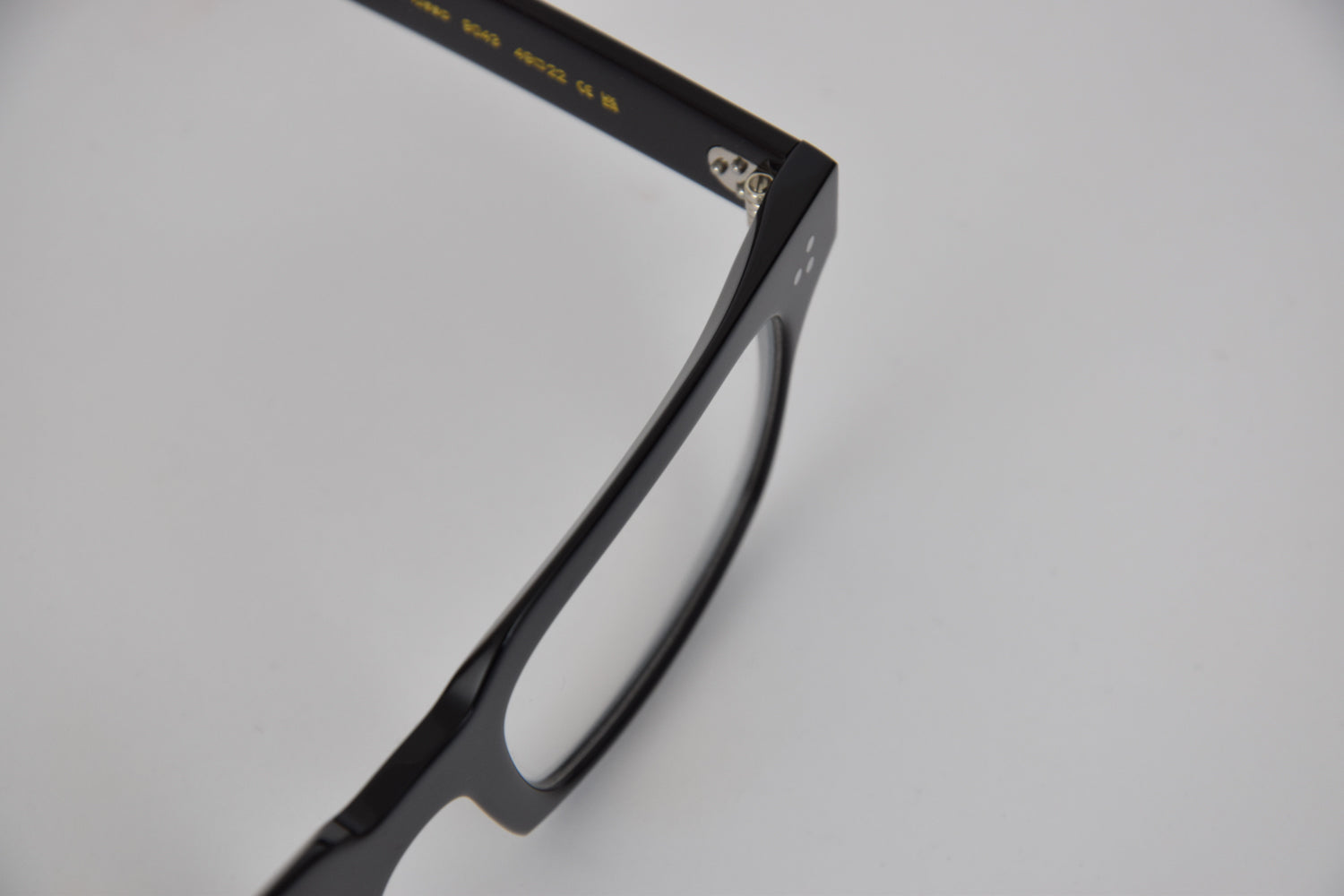 Foto frontale Occhiali da Vista Uomo Rettangolari - Occhiali da Vista Talla modello Flusso Nero