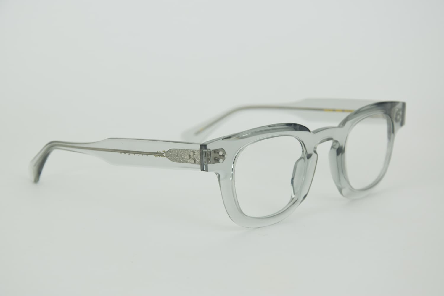 Foto laterale Occhiali da Vista Uomo trasparenti - Occhiali Talla Spazio Grigio Trasparente